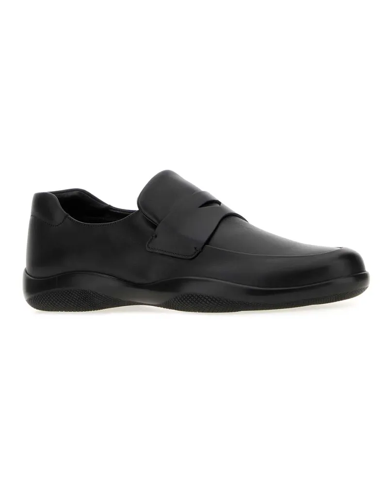Prada Men's Toblach Loafer Black Calf Black
