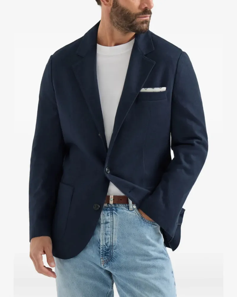 Brunello Cucinelli Men's Jacket Aw26 M Navy