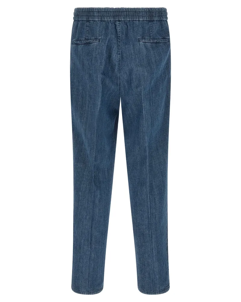 Brunello Cucinelli Lightweight Denim Jeans — Blue Blue