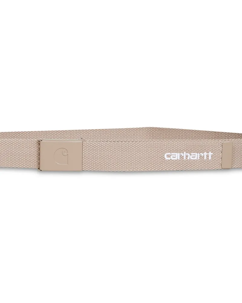 Carhartt WIP Men's String C-Logo Belt Mud Polyester Beige