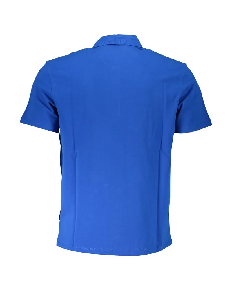 Napapijri Cotton Polo Shirt — Blue Blue