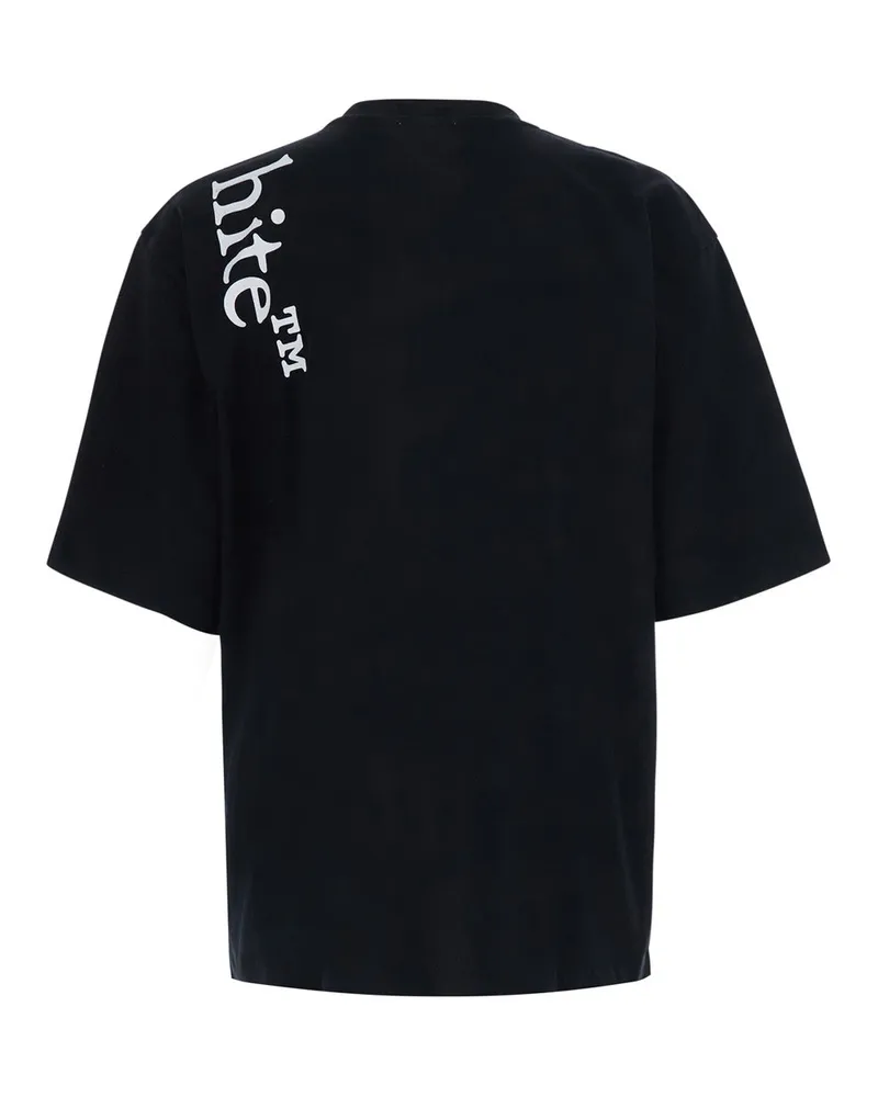 OFF-WHITE Vertical Bookish T-Shirt — Black Black
