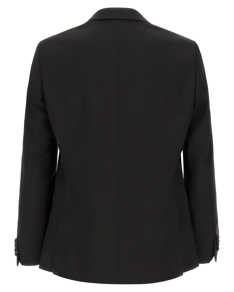 Pal Zileri Men's Black Wool Two-Piece Suit Black