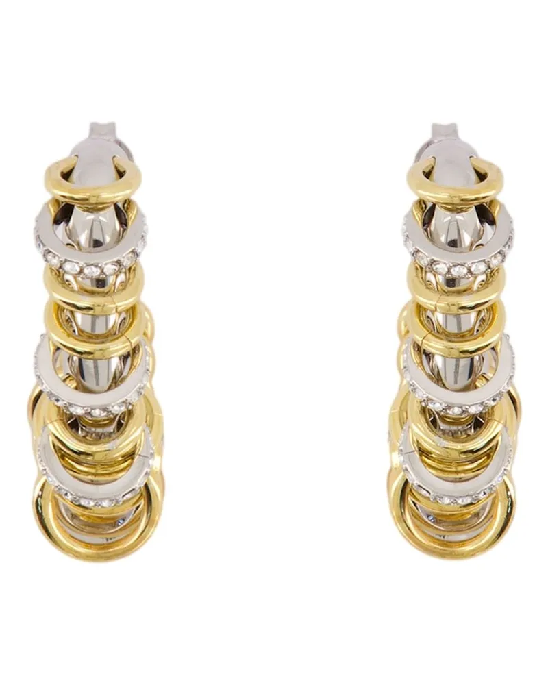 Paco Rabanne Women's Earrings Metal Gold-Silver Jewelry-Watches Gold