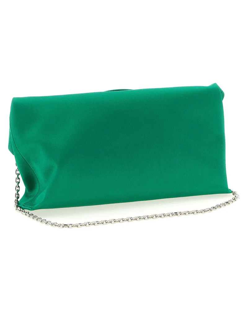 Roger Vivier Trompette Clutch — Green Green