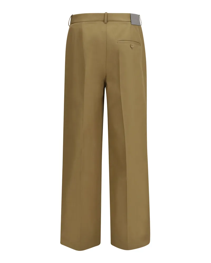 Balenciaga Men's Chino Pants Camel Cotton Trousers Camel