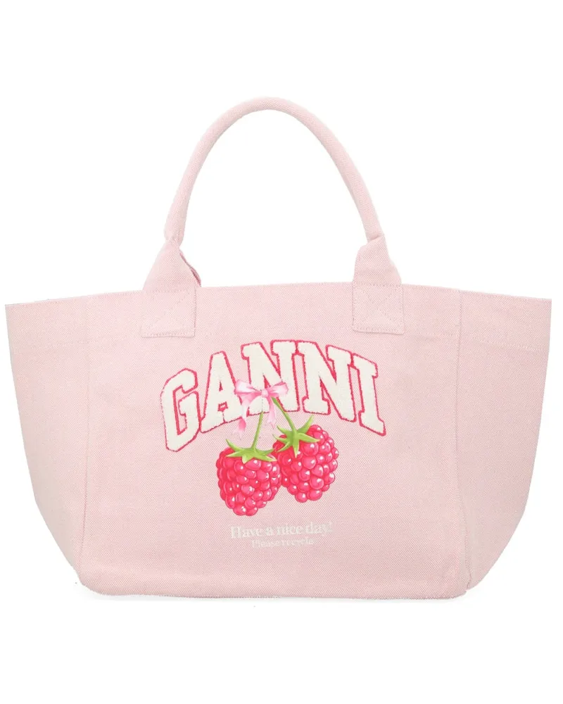 Ganni Raspberry Handbag — Pink Pink