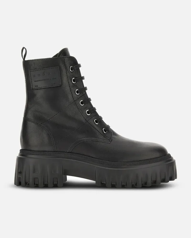 Hogan H26 Ankle Boot — Black Black