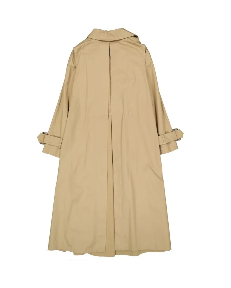 Herno Women's Brown Cotton Coat Clothing Beige