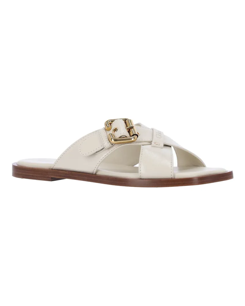 Chloé Women's Chloè Sandals White Upper: Lamb Leather White