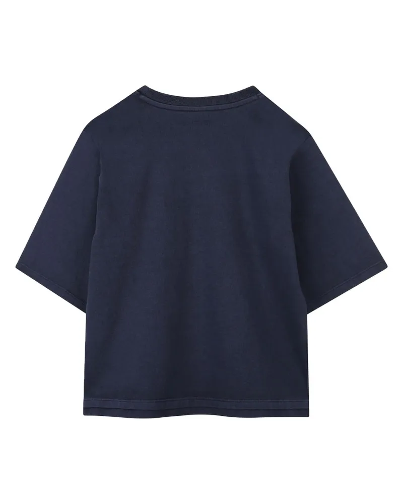 Zadig & Voltaire Logo-Print Cotton T-Shirt — Blue Blue