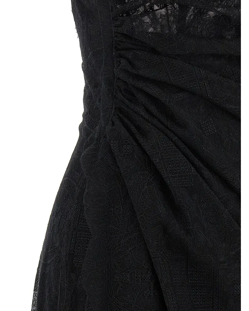 Ermanno Scervino Majolica Lace Dress — Black Black