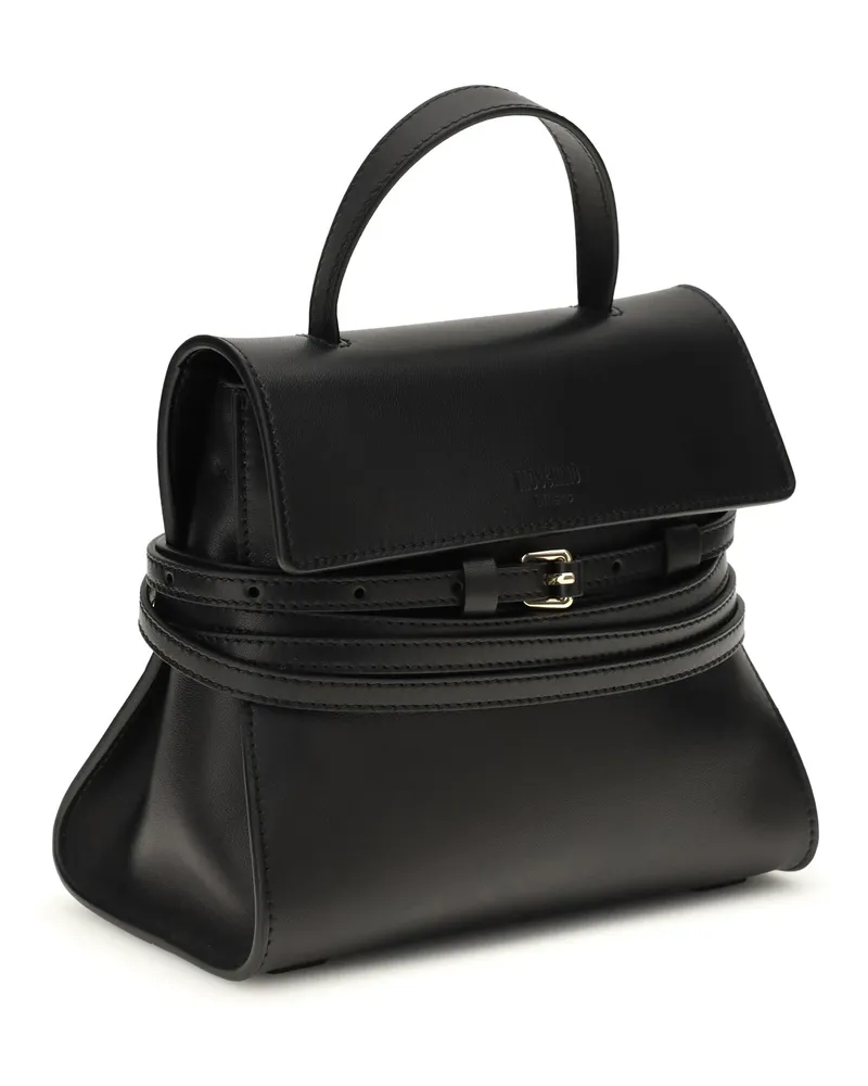 Moschino Top Handle Bag — Black Black