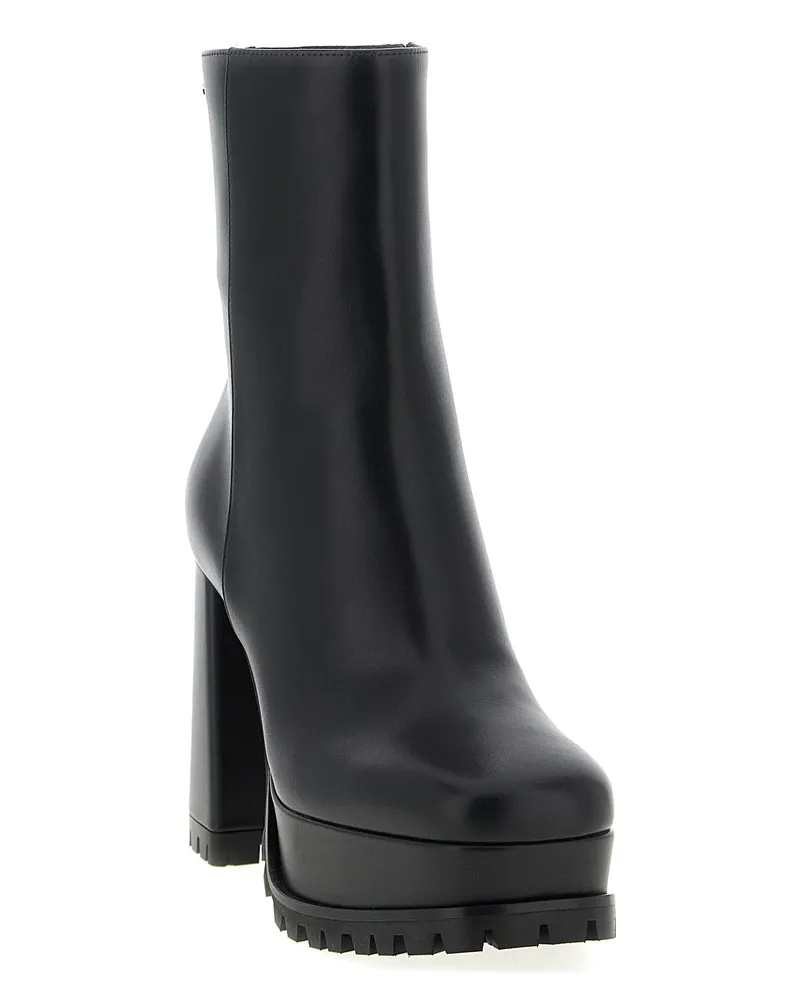 Gianvito Rossi Harlem Ankle Boot — Black Black