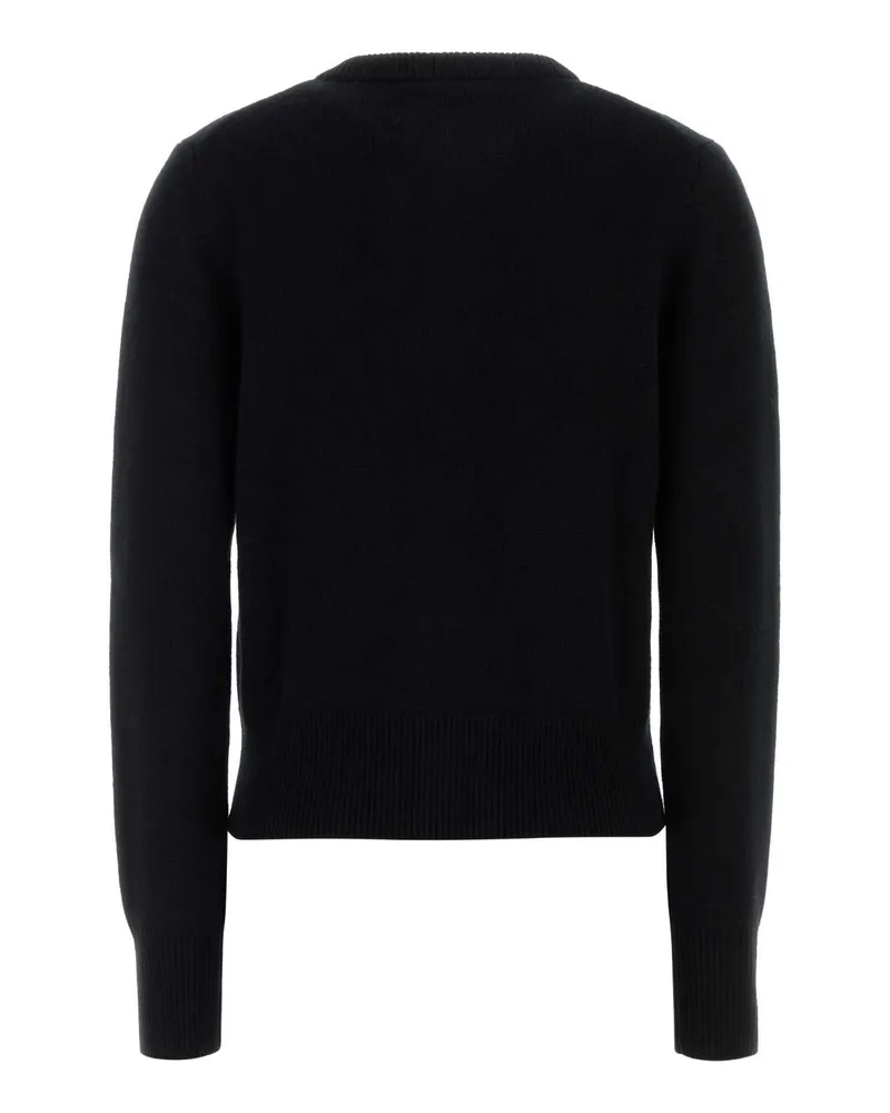 extreme cashmere Women's Black Cashmere Cardigan Raven Exterior: Maglieria Sweater Black