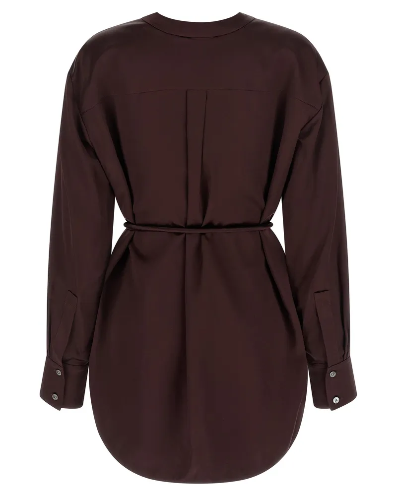 Tory Burch Women's Bordeaux Viscose Blouse Burgundy