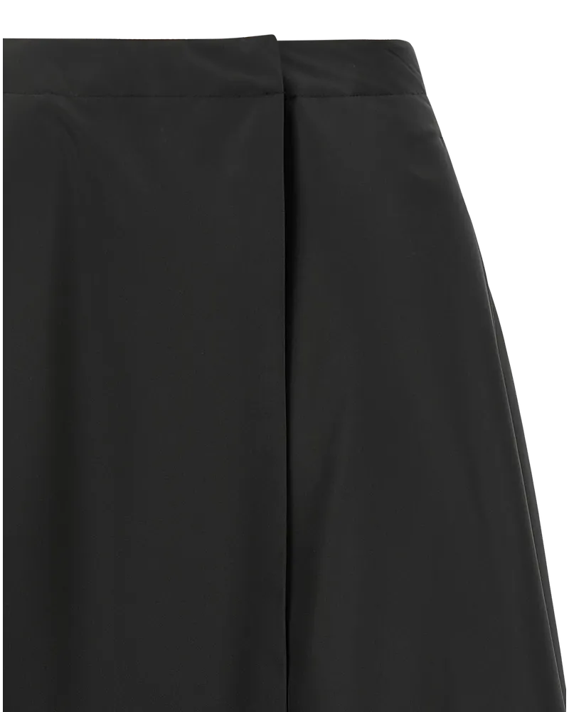 Moncler Padded A-Line Midi Skirt — Black 