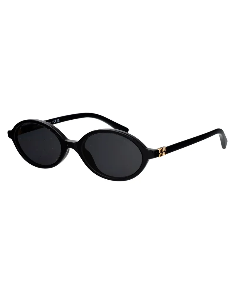 Miu Miu Women's Sunglasses 0mu 04zs Black Acetate Black