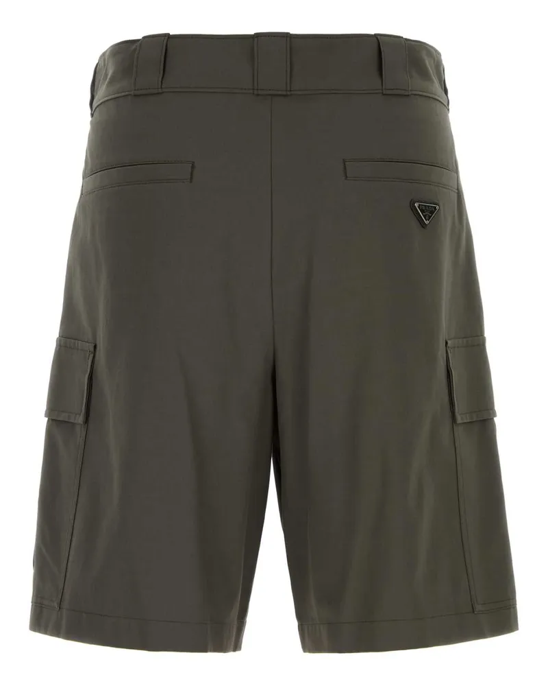 Prada Cargo Pockets Cargo Shorts — Green Green