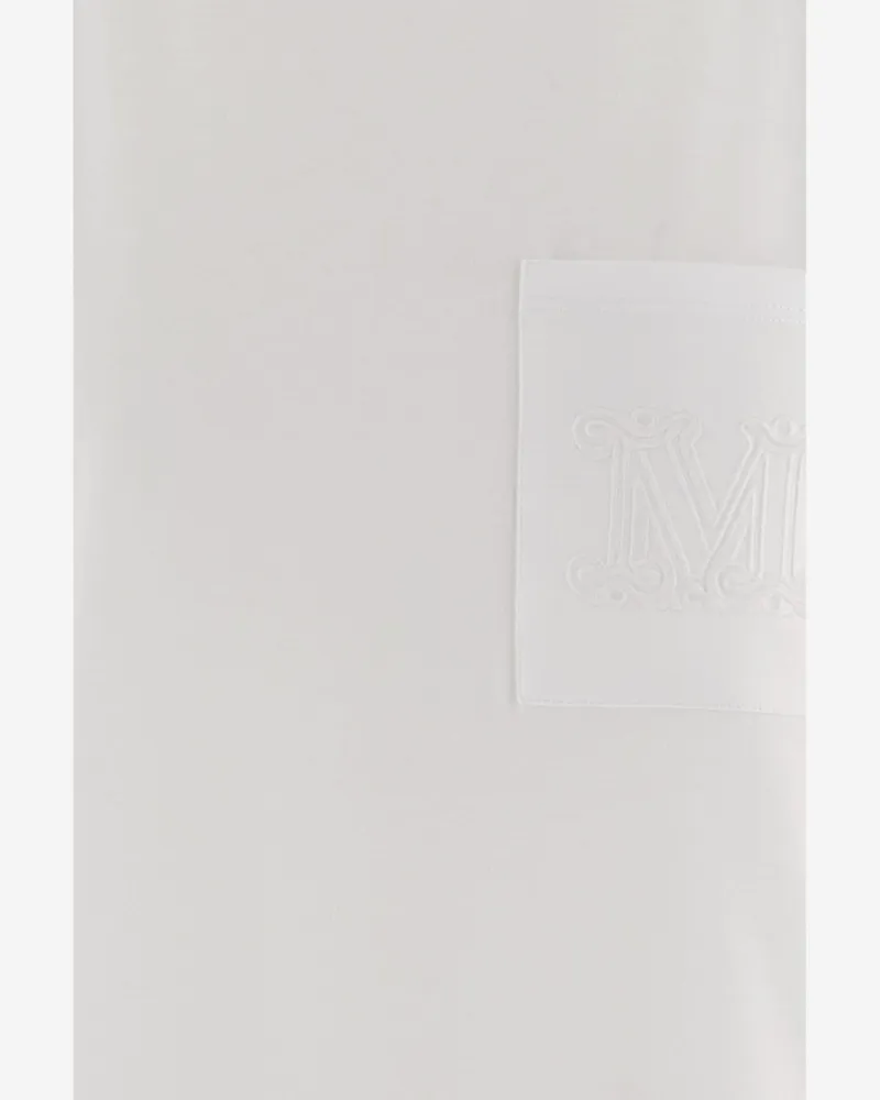 Max Mara Women Cotton T-Shirt Papaia White T-Shirts & Jerseys White