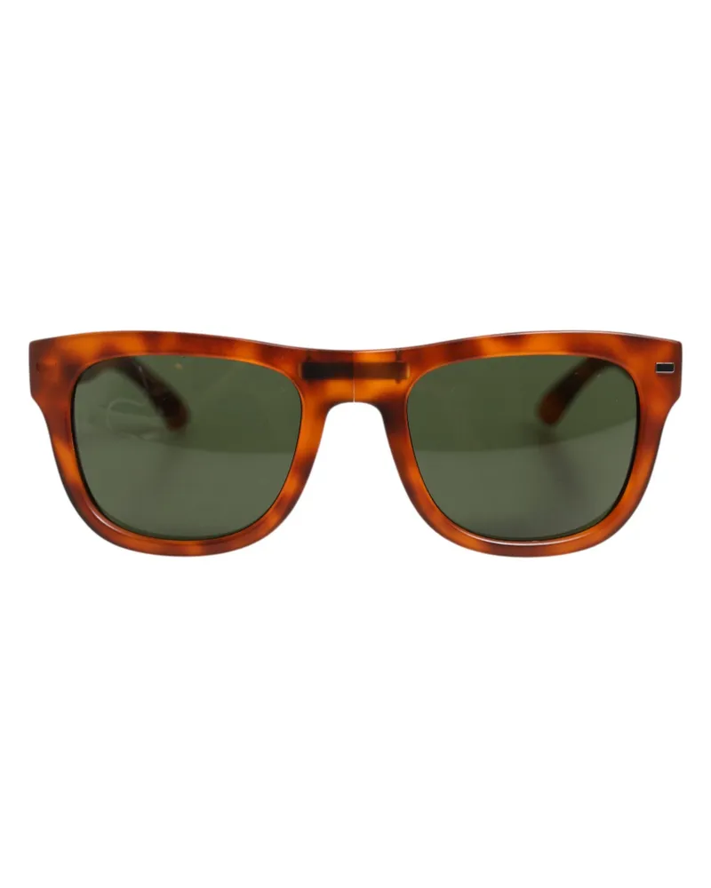 Dolce & Gabbana Women's Gla1456 Havana Acetate Sunglasses Brown Brown