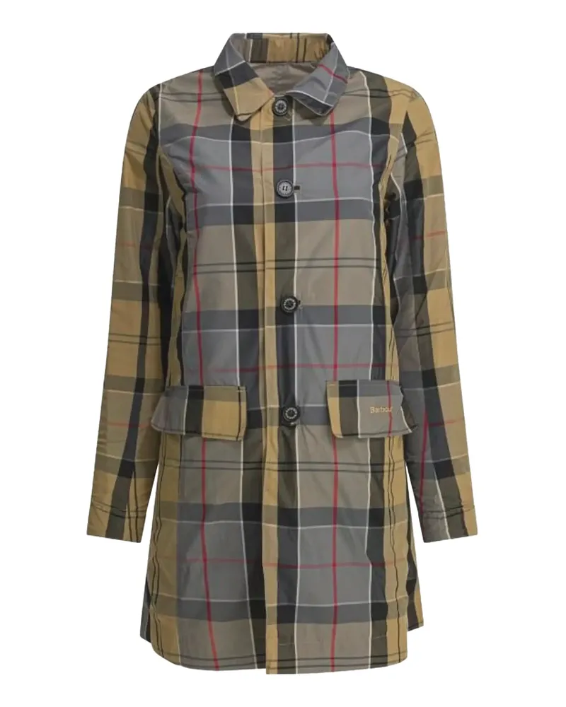 Barbour Women's Reversible Raincoat Babbity Mist-Dress Polyester Trench & Raincoats Mist/dress Beige
