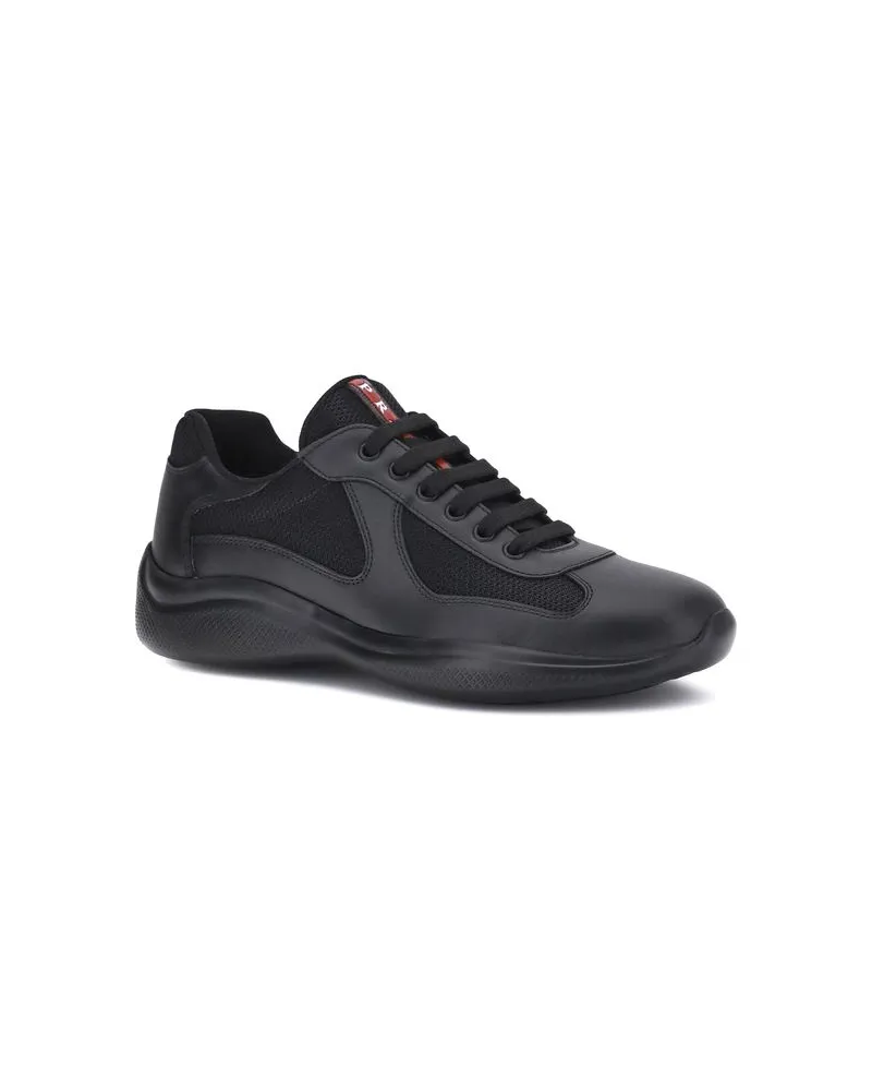 Prada Men's Black Polyamide Sneakers Black