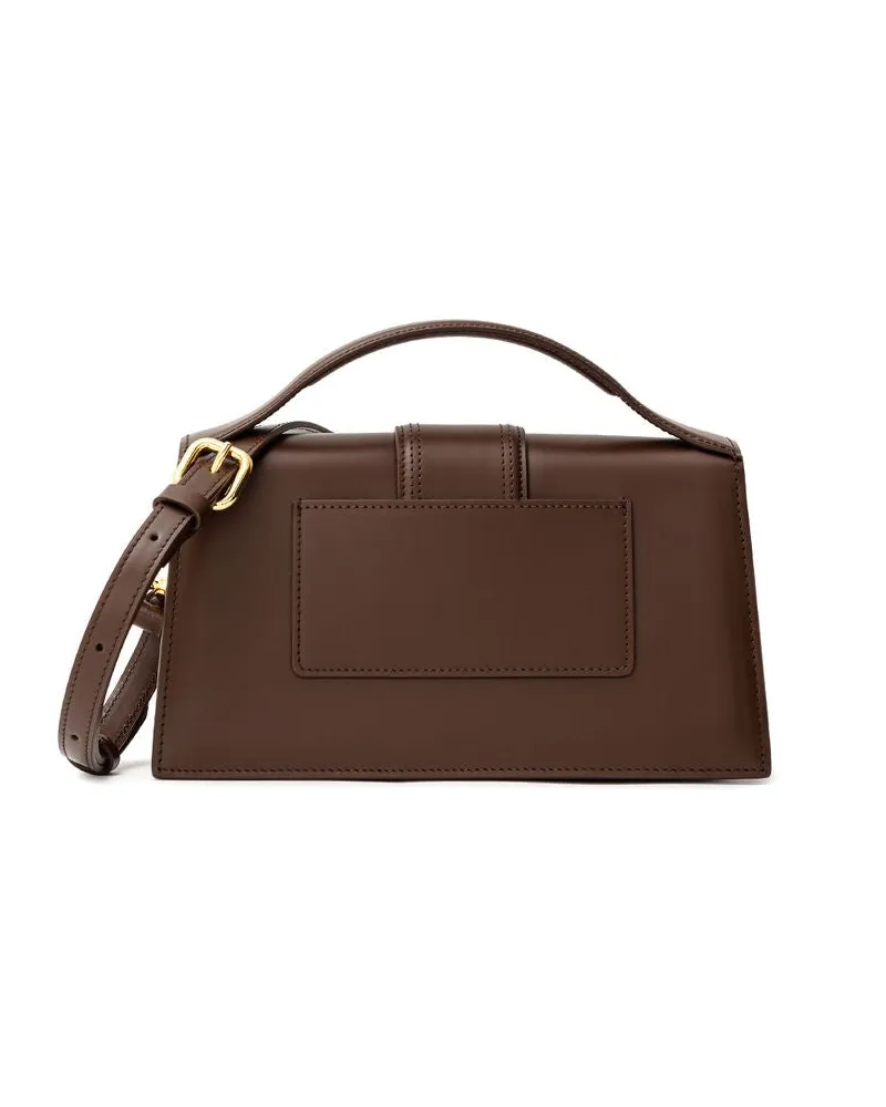 Jacquemus Women's Brown Leather Handbag Bag Brown