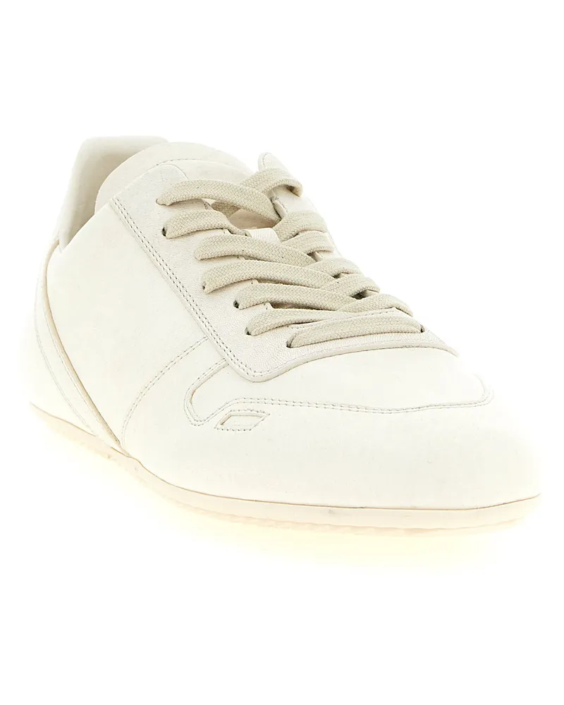 Rick Owens Minimal Sneak Sneakers — Cream Cream