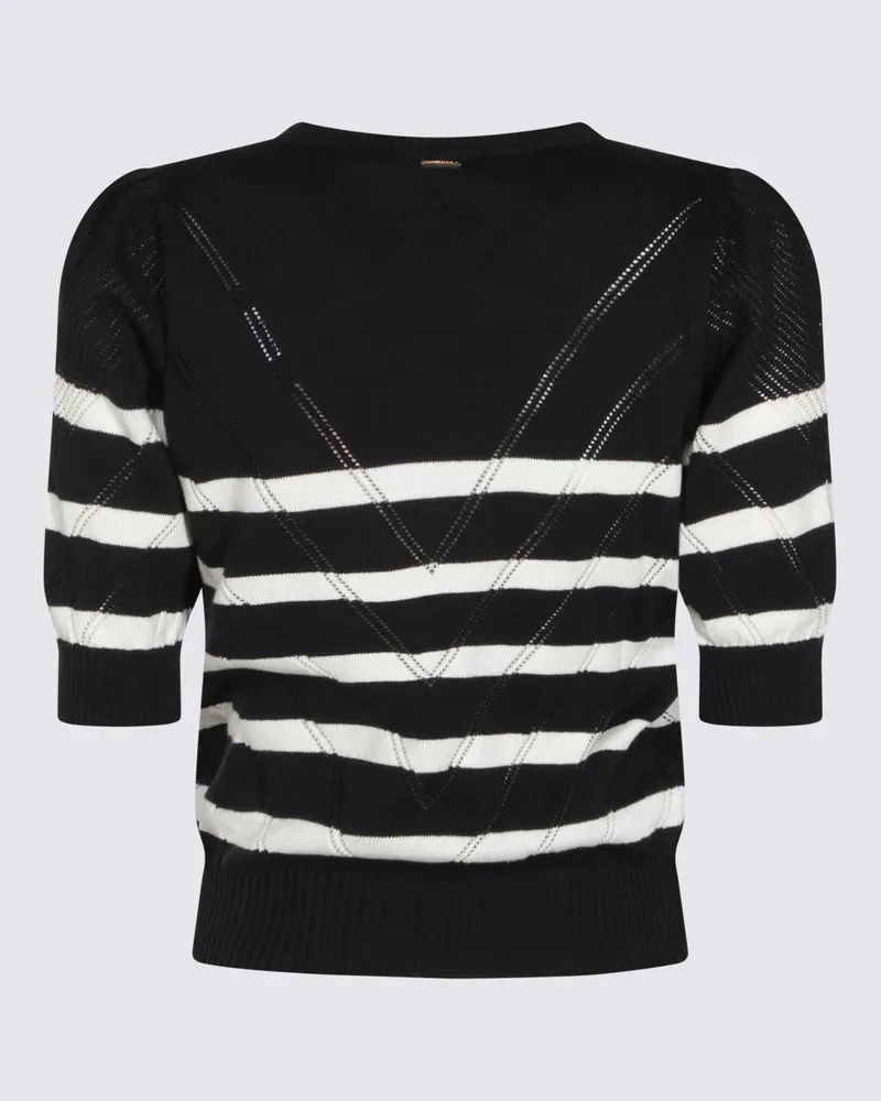 Twin-Set Women Sweaters Riga Blue-Neve Co Ws Blue/neve Black