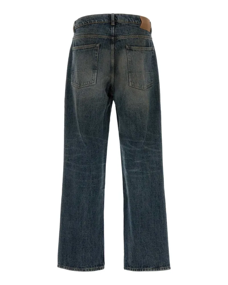 Our Legacy Men's Denim Jeans Rocker Storm Wash Exterior: Cotton Hemp Blue