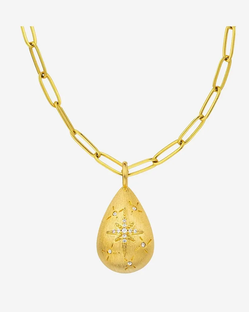 MYA BAY Women's Necklace Drop Gold Brass Gold