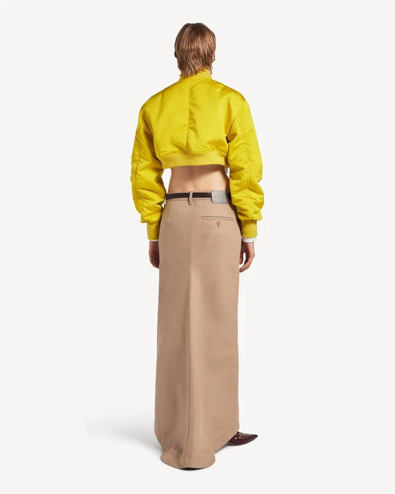 Balenciaga Men's Hybrid Shirt Jacket Blue Yellow