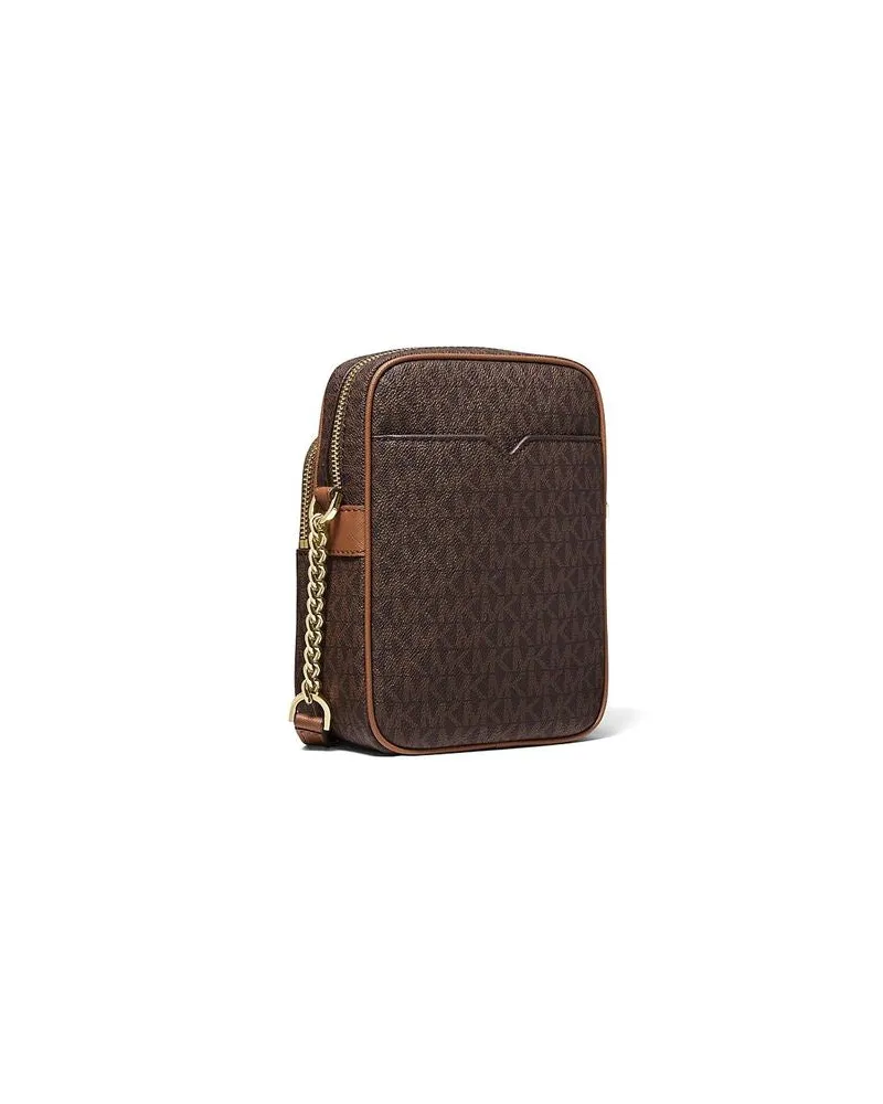 Michael Kors Women's Crossbody Bag Brown 89.coated Canvas - Crossbody-Bags Brown
