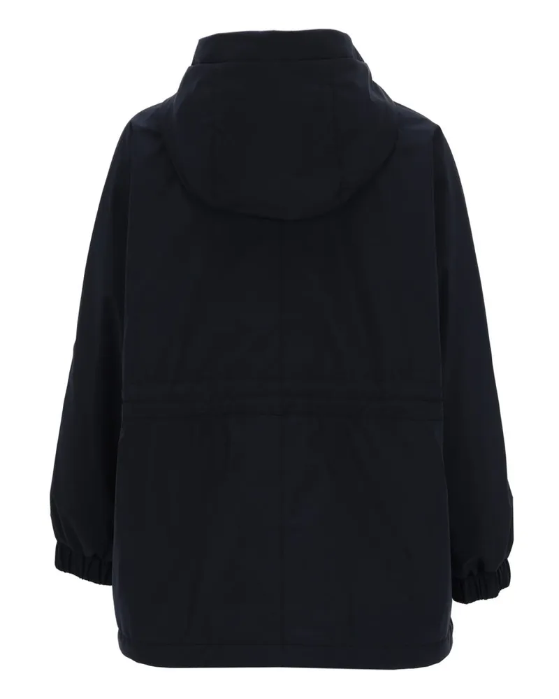 MOORER Galilea-STP Trench Coat — Blue Blue