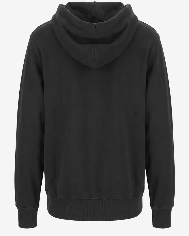 AUTRY Men's Cotton Hoodie With Logo Black Sweatshirts Sweater Black