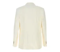 Single Blazer — White