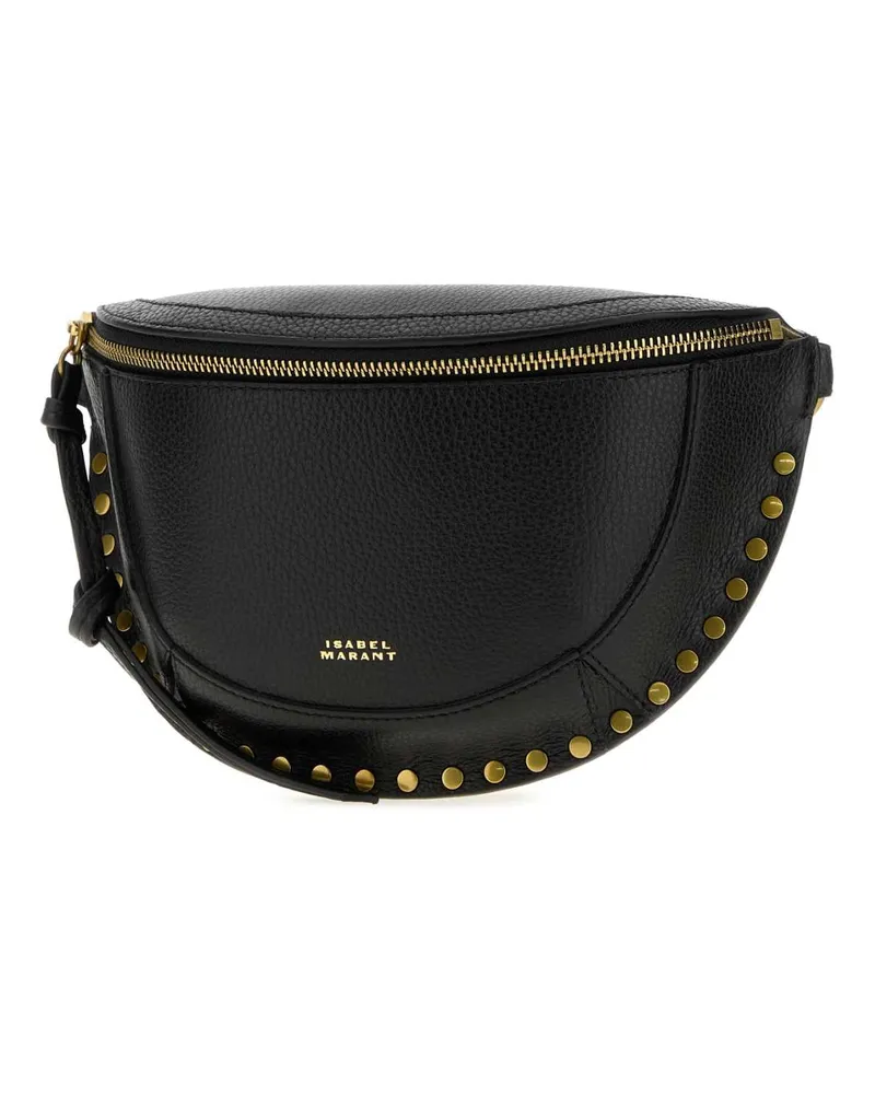 Isabel Marant Women's Black Leather Skano Belt Bag Marsupi Black