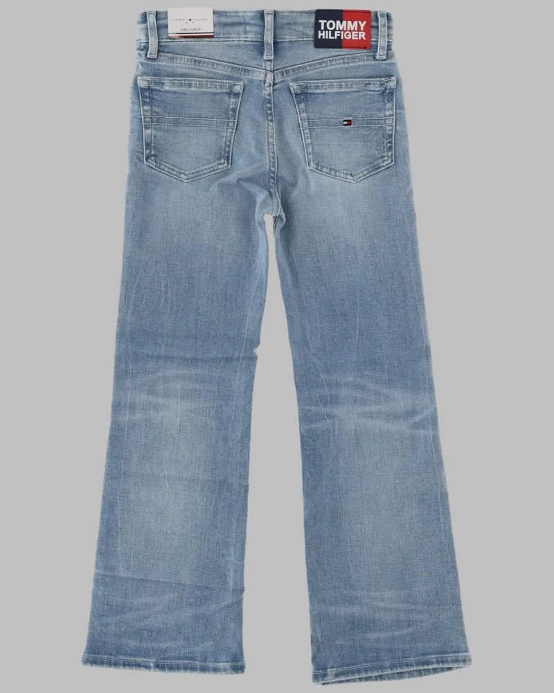 Tommy Hilfiger Slouchy Flare Denim Trousers — Blue Blue