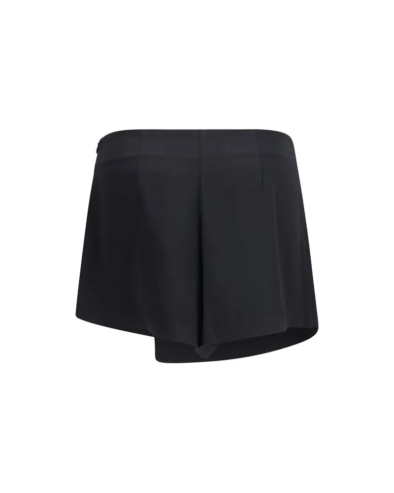 GCDS Women's Black Polyester Short And Mini Black