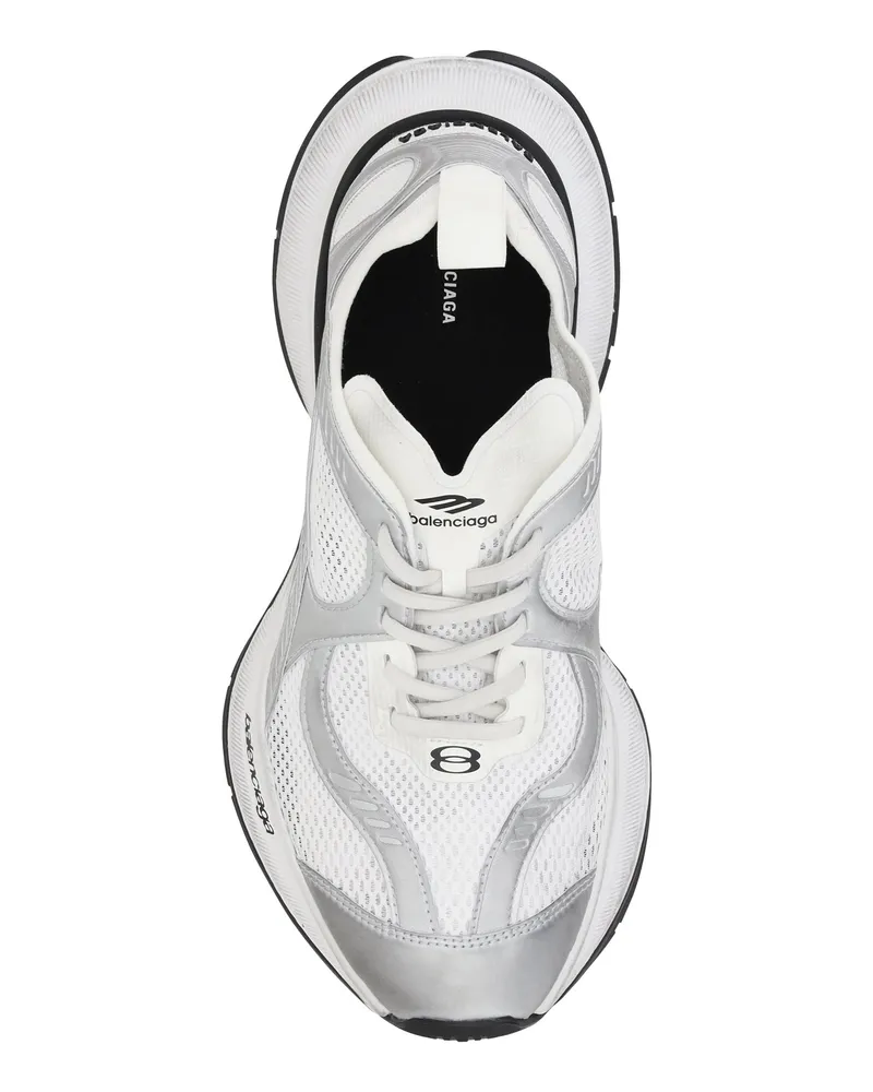 Balenciaga Men's Circuit Sneakers White-Silver White/silver White