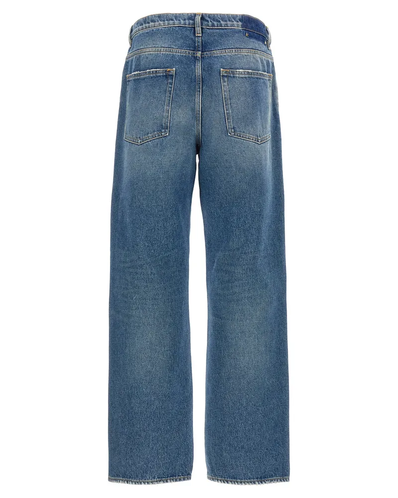 Golden Goose Men's Blue Cotton Straight-Leg Jeans Clothing Blue