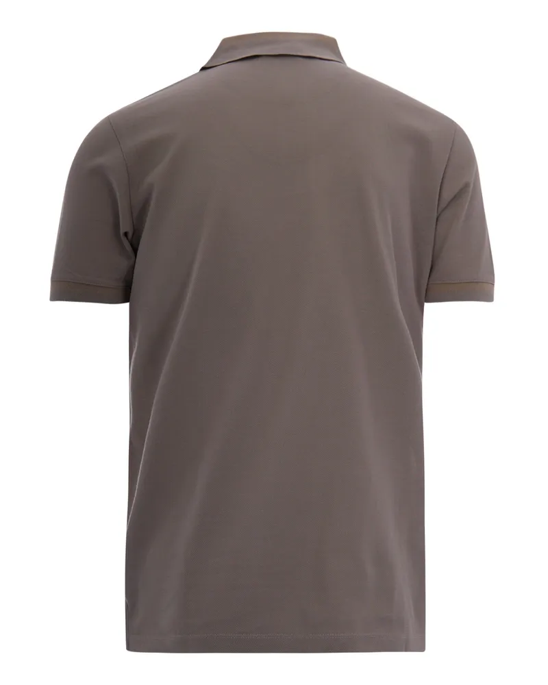 Emporio Armani Men's Polo Shirt Piquet Mourning Dove T-shirts And Polos Gray