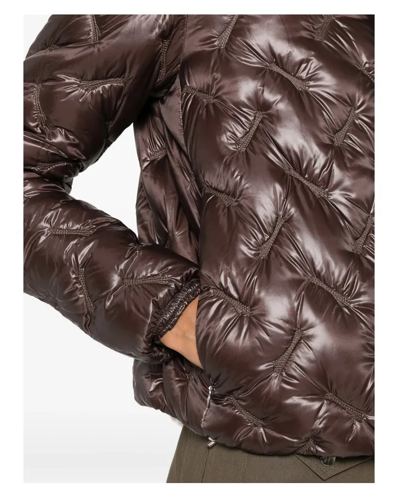 Herno Quilted Down Jacket — Brown Brown