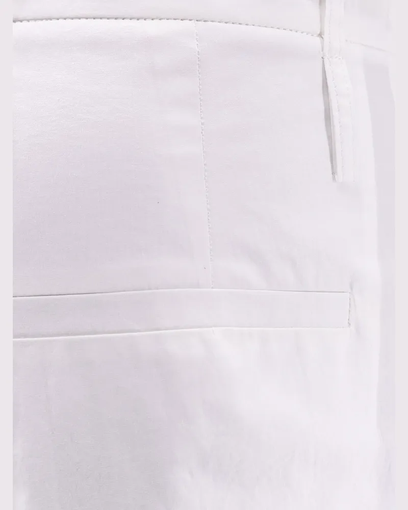 ALYSI Women's Cotton Trousers White White