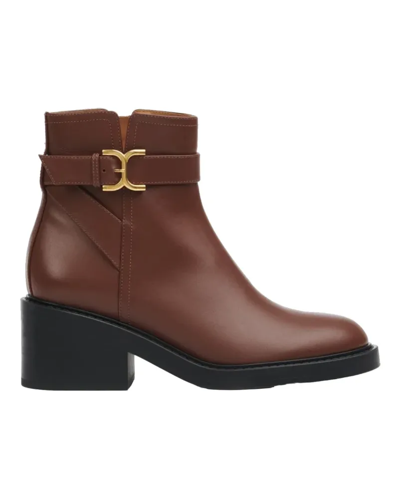 Chloé Ankle Boot — Brown Brown