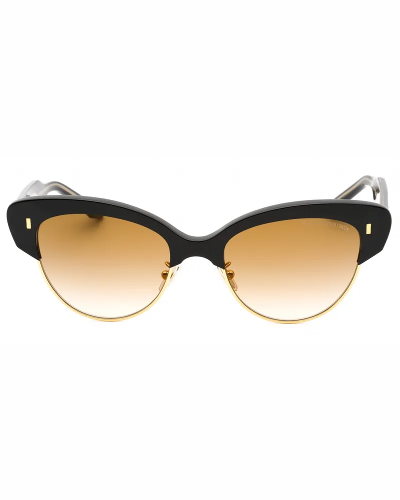 Cutler and Gross Women's Cg1351s Sunglasses Blue Black