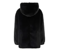 Eco Fur Reversible Jacket — Black