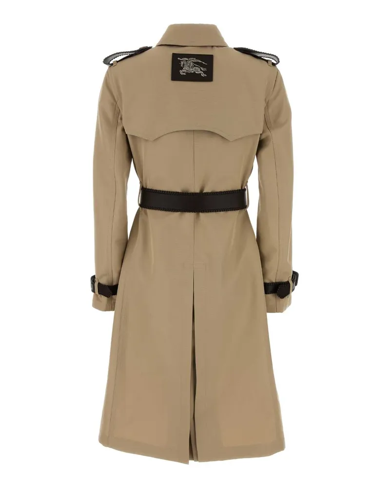 Burberry 8126448 A2151 Oatmealbeige Exterior: Silk Cotton Cappotti Coat Beige