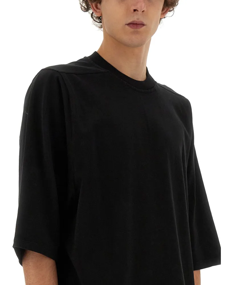 DRKSHDW by Rick Owens Cotton T-Shirt — Black Black